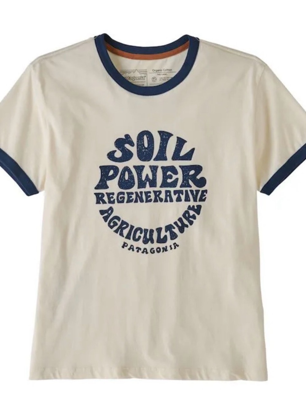 Patagonia Road to Regenerative Ringer T-shirt size xs
